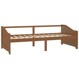 Bedbank 3-zits massief grenenhout honingbruin 90x200 cm 3
