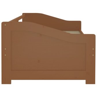 Bedbank 3-zits massief grenenhout honingbruin 90x200 cm 5