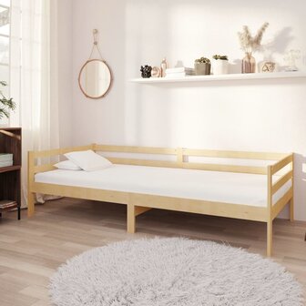 Slaapbank massief grenenhout 90x200 cm 1