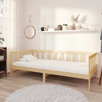 Slaapbank massief grenenhout 90x200 cm 1