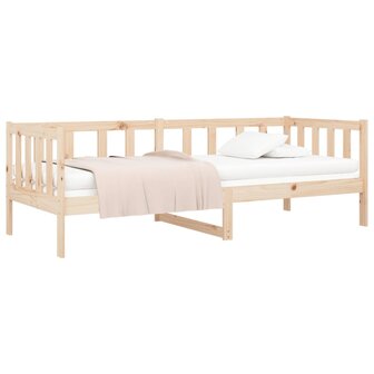 Slaapbank zonder matras 90x190 cm massief grenenhout 3