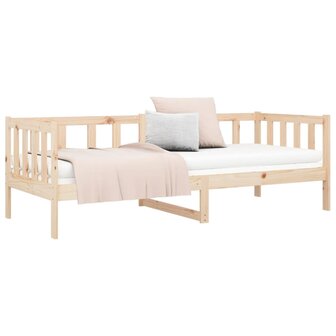Slaapbank zonder matras 90x190 cm massief grenenhout 6
