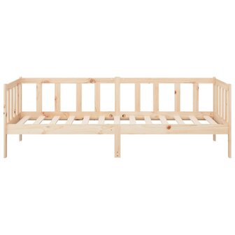 Slaapbank zonder matras 90x190 cm massief grenenhout 8