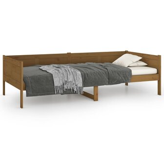 Slaapbank massief grenenhout honingbruin 80x200 cm 2
