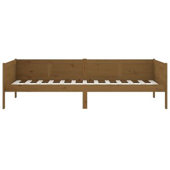 Slaapbank massief grenenhout honingbruin 90x190 cm 5