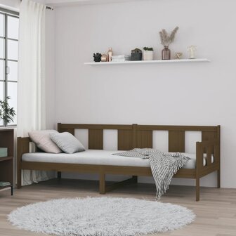 Slaapbank massief grenenhout honingbruin 80x200 cm 4