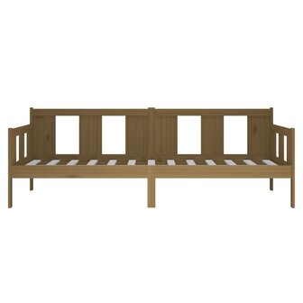 Slaapbank massief grenenhout honingbruin 90x190 cm 7