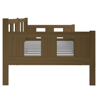Slaapbank massief grenenhout honingbruin 90x190 cm 8