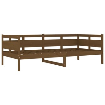 Slaapbank massief grenenhout honingbruin 90x200 cm 4