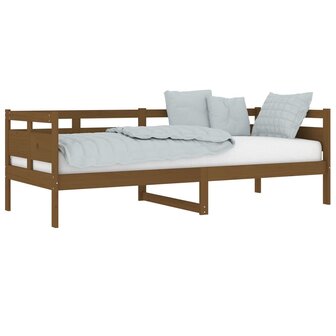 Slaapbank massief grenenhout honingbruin 80x200 cm 3