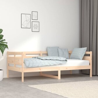 Slaapbank massief grenenhout 90x190 cm 1