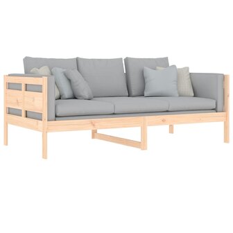 Slaapbank massief grenenhout 90x190 cm 8