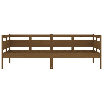 Slaapbank massief grenenhout honingbruin 90x190 cm 5