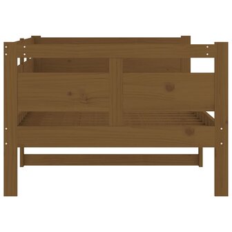 Slaapbank massief grenenhout honingbruin 90x190 cm 6