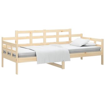 Slaapbank 90x200 cm massief grenenhout 3
