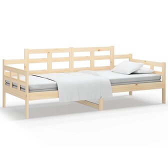 Slaapbank massief grenenhout 90x190 cm 2