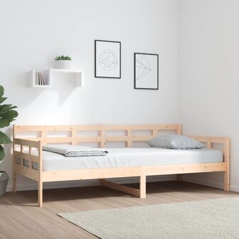 Slaapbank 90x200 cm massief grenenhout 1
