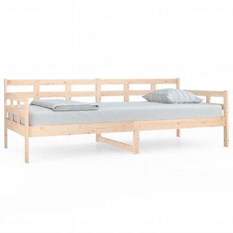 Slaapbank 90x200 cm massief grenenhout 2