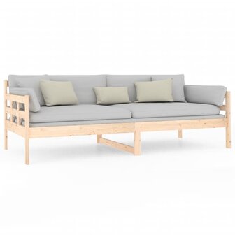 Slaapbank 90x200 cm massief grenenhout 5