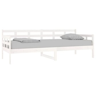 Slaapbank massief grenenhout wit 80x200 cm 3