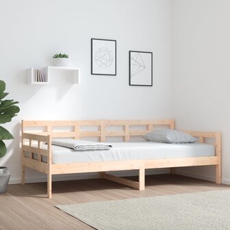 Slaapbank massief grenenhout 90x190 cm 1
