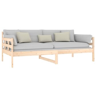 Slaapbank massief grenenhout 90x190 cm 6
