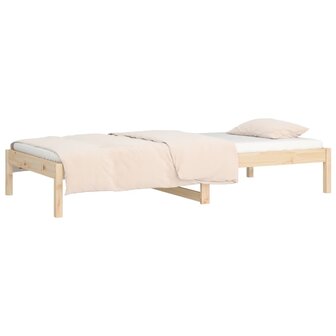 Slaapbank 90x190 cm massief grenenhout 6