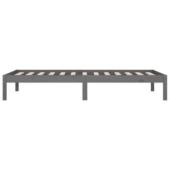 Slaapbank 90x190 cm massief grenenhout grijs 9
