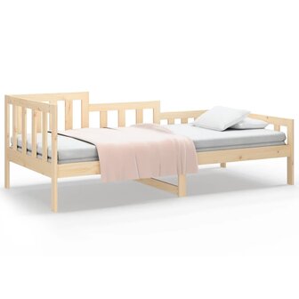 Slaapbank zonder matras 90x200 cm massief grenenhout 2