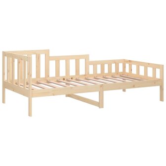 Slaapbank zonder matras 90x200 cm massief grenenhout 7