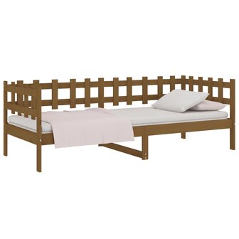 Slaapbank 80x200 cm massief grenenhout honingbruin 3