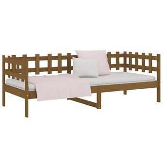 Slaapbank 80x200 cm massief grenenhout honingbruin 6