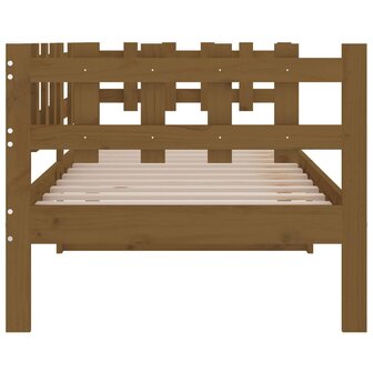 Slaapbank 80x200 cm massief grenenhout honingbruin 9