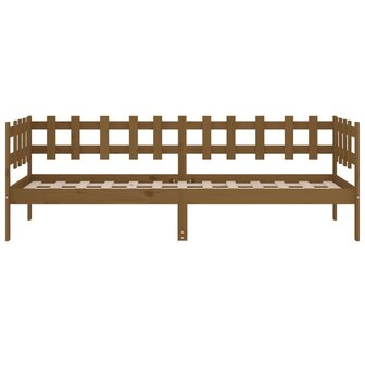 Slaapbank 90x200 cm massief grenenhout honingbruin 8