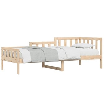 Slaapbank zonder matras 90x190 cm massief grenenhout 3