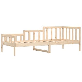 Slaapbank zonder matras 90x190 cm massief grenenhout 5