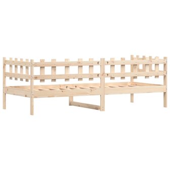 Slaapbank zonder matras 80x200 cm massief grenenhout 7