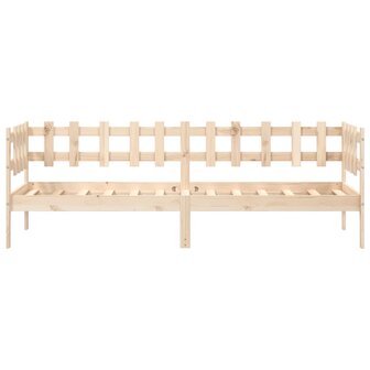Slaapbank zonder matras 90x200 cm massief grenenhout 4