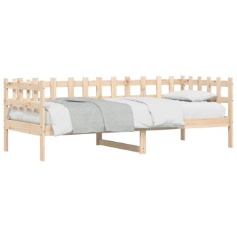 Slaapbank zonder matras 90x190 cm massief grenenhout 3