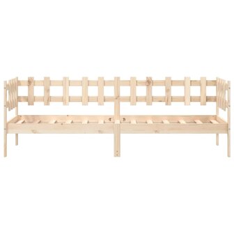 Slaapbank zonder matras 90x190 cm massief grenenhout 4
