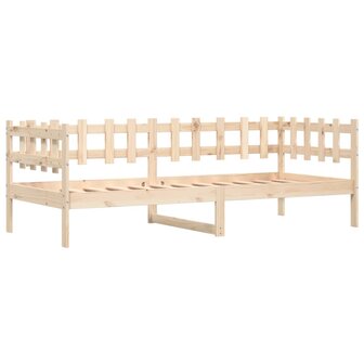 Slaapbank zonder matras 90x190 cm massief grenenhout 5