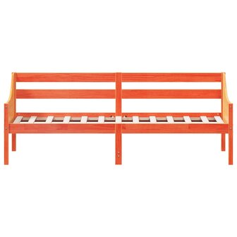 Slaapbank zonder matras 90x200 cm massief grenenhout wasbruin 4