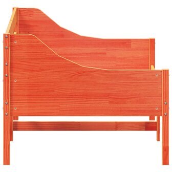 Slaapbank zonder matras 90x200 cm massief grenenhout wasbruin 5