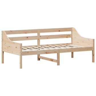 Slaapbank zonder matras 90x190 cm massief grenenhout 3