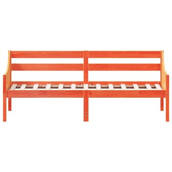 Slaapbank zonder matras 90x190 cm massief grenenhout wasbruin 4