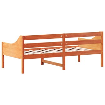 Bedbank zonder matras wasbruin 75x190 cm massief grenenhout 6