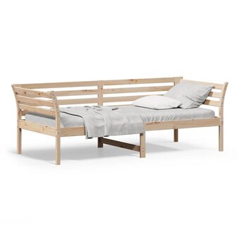 Slaapbank zonder matras 80x200 cm massief grenenhout 2