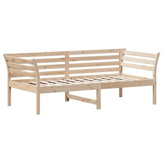 Slaapbank zonder matras 90x190 cm massief grenenhout 3