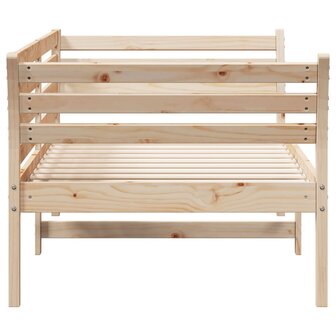 Slaapbank zonder matras 90x190 cm massief grenenhout 5