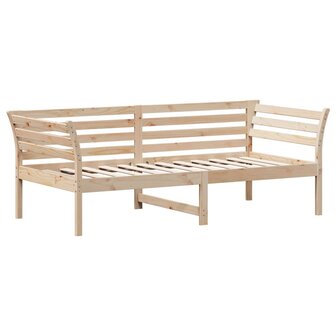 Slaapbank zonder matras 75x190 cm massief grenenhout 3